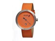 Simplify Men s 0304 The 300 Orange Leather Strap Watch