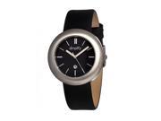 Simplify 0902 The 900 Black Leather Strap Black Dial Watch