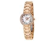 Bulova Women s 98R156 Fairlawn Rose Gold Plated Stainless Steel Quartz Watch
