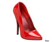Pleaser Women s DOMINA 420 5 inch Classic Patent Leather Pumps
