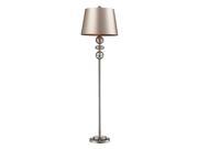 Dimond Hollis Floor Lamp in Antique Mercury Glass and Polished Nickel D2228