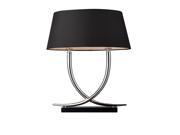 Dimond Park East Trump Home 2 Light LED Table Lamp in Chrome and Black D1486 LED