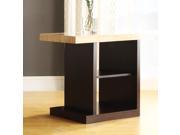Tribecca Home Doncaster Faux Marble Top Dark Cherry Modern End Table