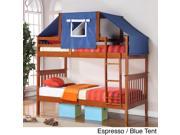 Kids Mission Twin Tent Bunk Bed