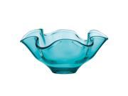 Lenox Organics Wave 11 inch Turquoise Crystal Bowl