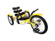 Mobo Mobito The Ultimate Youth Three Wheeled Yellow Cruiser