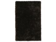 Hand Tufted Silky Shag Chocolate Rug 2 3 x 8