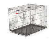 Lucky Dog 2 door Black Wire Pet Crate