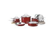 Cuisinart Chef s Classic Stainless Color Series 11 Piece Set Red