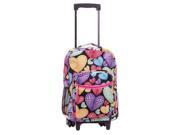 Rockland New Heart 17 inch Rolling Carry on Backpack