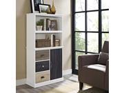 Altra Mercer Storage Bookcase with Multicolored Door and Drawers