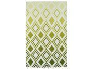 Hollywood Green Ombre Flatweave Rug 5 x 8