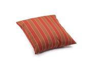 Brown and Clay Wide Stripe Joey Pillow