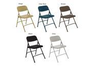 NPS Premium All steel Folding Chairs Pack of 4