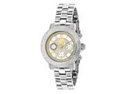 Luxurman Women s 1 3ct TDW Diamond Two tone Watch