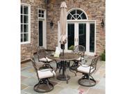 Floral Blossom Taupe 5 piece Dining Set