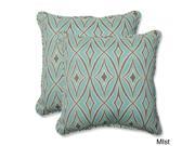 Outdoor Centro 18.5 inch Geometric Throw Pillow Set of 2