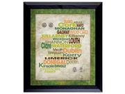 American Coin Treasures Luck of the Irish Wall Frame with Coins