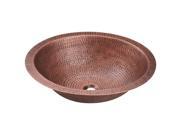 MR Direct 910 Single Bowl Oval Copper Sink