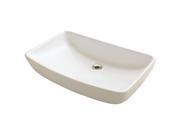 MR Direct Rectangular Porcelain Vessel Sink