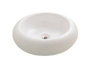 MR Direct v120 b Bisque Pillow Top Porcelain Vessel Sink