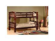 Carved Spindle Esprit Cherry Finish Bunk Bed