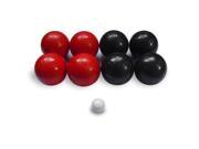 Advance Black and Red Molded 100 mm Bocce Set