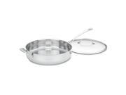 Cuisinart Contoured 5 quart Stainless Steel Saute Pan with Cover