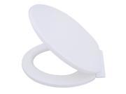 Fantasia 17 inch White Standard Plastic Toilet Seat