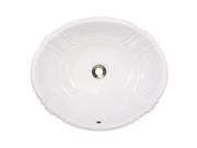 MR Direct O1815 B Bisque Porcelain Vessel Drop in Bathroom Vanity Sink