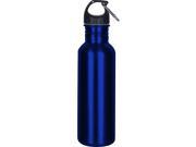 Worthy Wide mouth 18 8 Blue Stainless Steel Sports Bottle