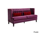 Moulin Colored Piping Loveseat