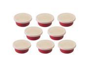 Covered 5.75 inch Round Dish Set of 8