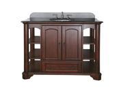 Avanity Vermont 48 inch Single Vanity in Mahogany Finish with Sink and Top