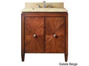 Avanity Brentwood 31 inch Single Vanity in New Walnut with Sink and Top