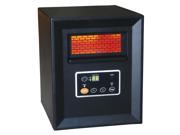 World Marketing QDE1340 Black Compact Quartz Heater