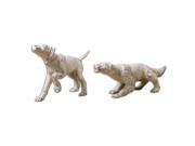 Hudson And Penny Ivory Sculptures Set of 2