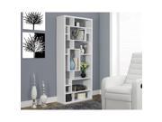 White Hollow core Bookcase