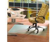 Ecotex 100 percent Post Consumer Recycled Rectangular shape Chairmat with Anti Slip backing For Hard Floors