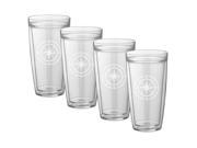 Kasualware Designs 22 ounce Doublewall Drinkware Set of 4