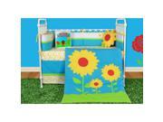 Snuggleberry Baby Sunflower Love 6 piece Crib Bedding Set with Storybook