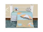 Snuggleberry Baby Sun And Sand 5 piece Crib Bedding Set with Storybook