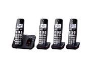 Panasonic KX TGE234B DECT 6.0 Expandable Digital Cordless Answering System with 4 Handsets