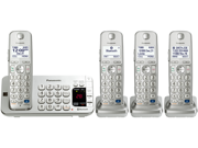 Panasonic KX TGE274S DECT 6.0 Expandable Digital Cordless Answering System with 4 handsets