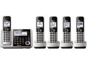 Panasonic KX TGF375S DECT 6.0 5 Handset Landline Telephone