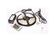 SMD 5050 60LED M Led Flexible Strip Color Changing RGB 16.4FT 5M IR Remote Led Controller Power supply