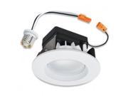 Halo RL460WH830PK LED Downlight Kit 4 LED Recessed Retrofit Module w Trim 3000K 80 CRI White