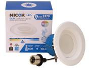 Nicor Lighting DLR4 27 120 3K WH High Efficiency 3000K Dimmable Energy Star Approved Recessed Retrofit Kit with 4 LED White
