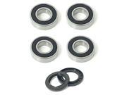 2000 2002 Arctic Cat 500 4x4 w AT Rear Axle Wheel Carrier Bearings and Seals Kit