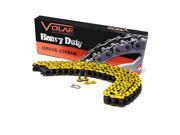 520 x 90 Links Heavy Duty Non Oring ATV Chain Yellow